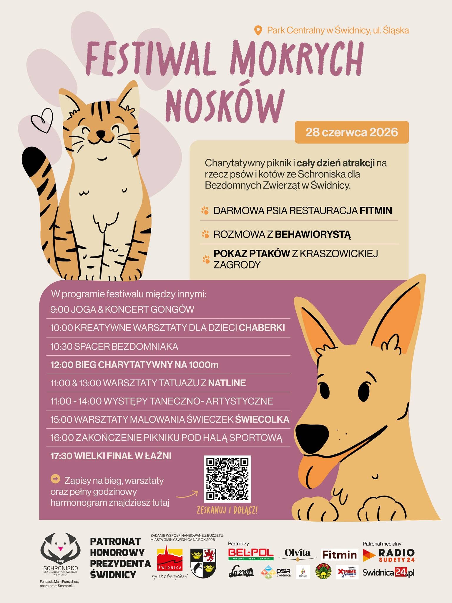 Aktualności - Schronisko dla Bezdomnych Zwierząt w Świdnicy - Festiwal Mokrych Nosków 28 czerwca w Świdnicy! Czekamy na Was